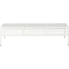 Safco SAF 4369WH Safco Cogo Indooroutdoor Steel Bench - White - Steel 