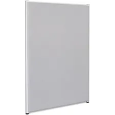 Lorell LLR 90257 Gray Fabric Panels - 36.4 Width X 60 Height - Steel F