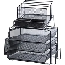 Lorell LLR 95251 Divided 4-tier Desktop Organizer - 4 Tier(s) - 15.8 H