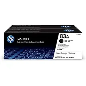 Hp 83A (CF283AD) Toner Cartridges - Black (2-pack) - Laser