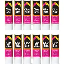 Avery AVE 00166BX Averyreg; Glue Stic - 0.26 Fl Oz - 12  Box - White