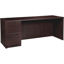 Lorell LLR PC2466LES Prominence 2.0 Espresso Laminate Left-pedestal Cr