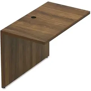 LLR 34325 | Lorell Chateau Series Walnut Laminate Desking