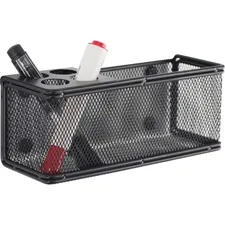 Safco SAF 3612BL Onyx Mesh Magnetic Marker Basket - 3 Height X 8 Width