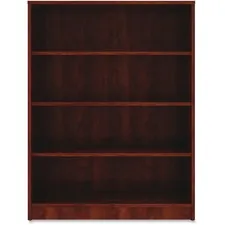 Lorell LLR 99785 Cherry Laminate Bookcase - 48 Height X 36 Width X 12 