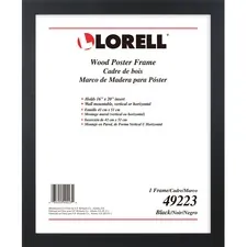 Lorell LLR 49223 Poster Frame - 16 X 20 Frame Size - Rectangle - Horiz