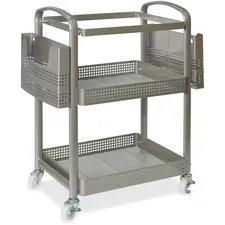 Lorell LLR 45654 Mobile File Cart - 12.5 Length X 22.4 Width X 25.3 He