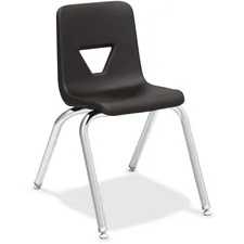 Lorell LLR 99888 16 Seat-height Stacking Student Chairs - Four-legged 