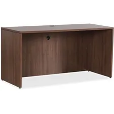 Lorell LLR 69971 Essentials Series Walnut Credenza Shell - 59 X 23.6 X