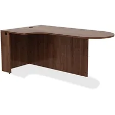 Lorell LLR 34401 Essentials Left Peninsula Desk Box 1 Of 2 - 72 X 42 X