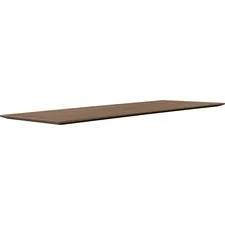 Lorell LLR 59612 Universal Walnut Knife Edge Tabletop - Rectangle Top 