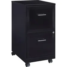 Lorell LLR 16872 Soho 18 2-drawer Mobile File Cabinet - 14.3 X 18 X 24