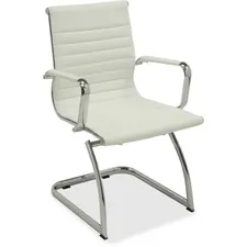 Lorell LLR 59504 Modern Guest Chairs - Bonded Leather Seat - Bonded Le