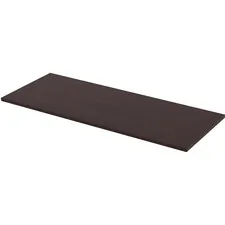 Lorell LLR 59636 Utility Table Top - Espresso Rectangle, Laminated Top