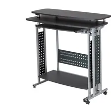 Safco SAF 1974BLKDB Safco Scoot Standing Height Desk - Box 2 Of 2 - La