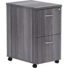 Lorell LLR 69561 Weathered Charcoal Laminate Desking Pedestal - 2-draw