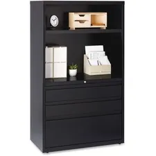 Lorell LLR 66205 36 Lateral File Drawer Combo Unit - 36 X 18.6 X 60 - 