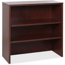 Lorell LLR 69614 Essentials Mahogany Laminate Stack-on Bookshelf - 36 