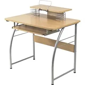 LLR 14337 | Lorell Upper Shelf Laminate Computer Desk