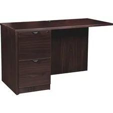 Lorell LLR PR2448LES Prominence 2.0 Espresso Laminate Left Return - 2-