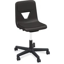 Lorell LLR 99913 Classroom Adjustable Height Padded Mobile Task Chair 