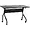 LLR 60732 | Lorell Espresso/Black Training Table