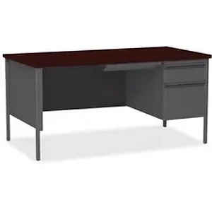 LLR 60916 | Lorell Fortress Series Right-Pedestal Desk