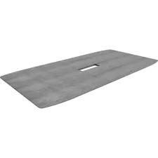 Lorell LLR 59688 Charcoal Laminate Rectangular Conference Tabletop - W