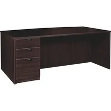 Lorell LLR PD4272LSPBES Prominence 2.0 Espresso Laminate Left-pedestal