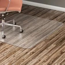 Lorell LLR 82827 Hard Floor Rectangular Chairmat - Tile Floor, Vinyl F