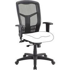 Lorell LLR 86212 High Back Chair Frame - Black - 1 Each