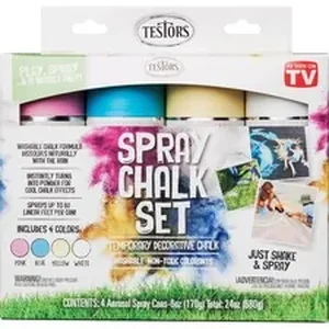 Rust-oleum Corporation Testors Spray Chalk Set - 6 fl oz -