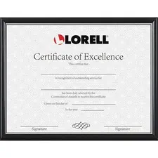 Lorell LLR 49215 Certificate Frame - 8.50 X 11 Frame Size - Rectangle 