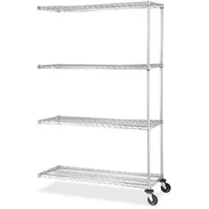 Lorell Lorell Industrial Wire Shelving Add-on Unit - 48