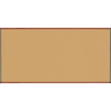 Lorell LLR 60639 Bulletin Board - 96 Height X 48 Width - Natural Cork 