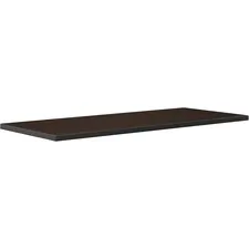 Lorell LLR 62568 Invent Training Table Espresso Tabletop - Rectangle T