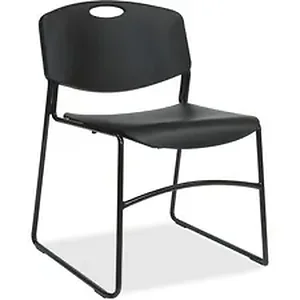 Lorell Lorell Heavy-duty Bistro Stack Chairs - Plastic Seat