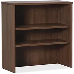 Lorell Lorell Essentials Walnut Laminate Stack-on Bookshelf