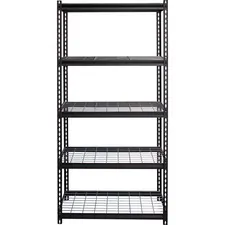 Lorell LLR 99929 Wire Deck Shelving - 72 Height X 36 Width X 18 Depth 