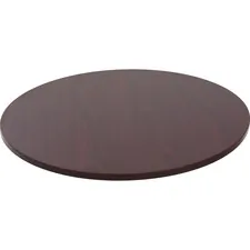 Lorell LLR 59658 Woodstain Hospitality Round Tabletop - Mahogany Round