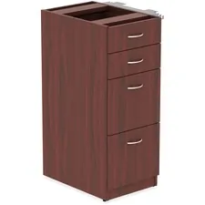 Lorell LLR 16210 Relevance Series Mahogany Laminate Office Furniture S