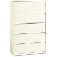 Lorell LLR 22958 Binder Storage 42 Lateral File - 5-drawer - 42 X 18 X