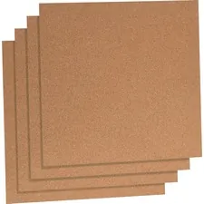 Lorell LLR 84172 Natural Cork Panels - 12 Height X 12 Width - Brown Co