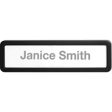 Lorell LLR 80669 Recycled Plastic Cubicle Nameplate - 1 Each - 0.9 Wid