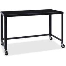 Lorell LLR 34417 Personal Mobile Desk - Rectangle Top - 48 Table Top W