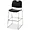 LLR 42947 | Lorell Bistro Stack Chair - Black Plastic Seat