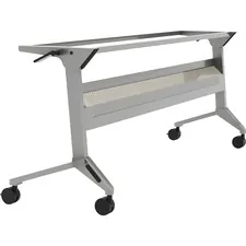 Safco SAF LF72SLV Safco Flip-n-go Silver Training Table Base - Silver 