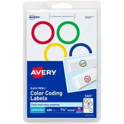 AVE 05407 | Avery Dennison Avery® Color Coding Round