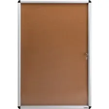 Lorell LLR 42706 Enclosed Cork Bulletin Boards - 36 Height X 24 Width 