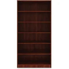 Lorell LLR 99791 Cherry Laminate Bookcase - 73 Height X 36 Width X 12 